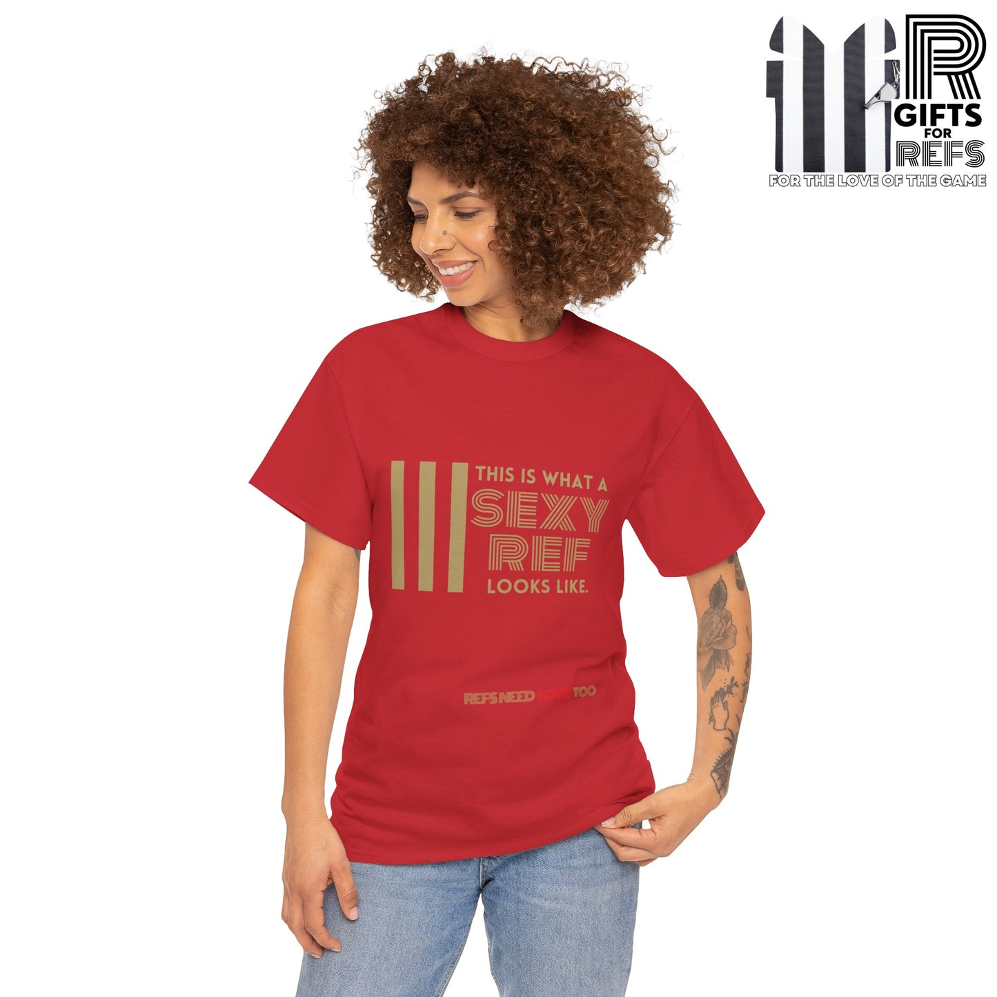 Sexy Ref Heavy Cotton Tee | Screen printed | Gift for referees | Five color options | Sizes S-5XL
