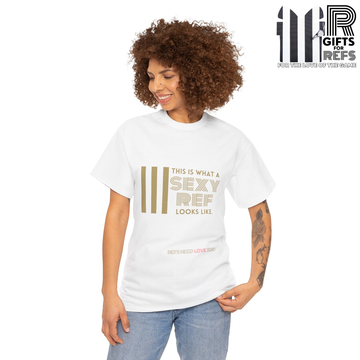Sexy Ref Heavy Cotton Tee | Screen printed | Gift for referees | Five color options | Sizes S-5XL