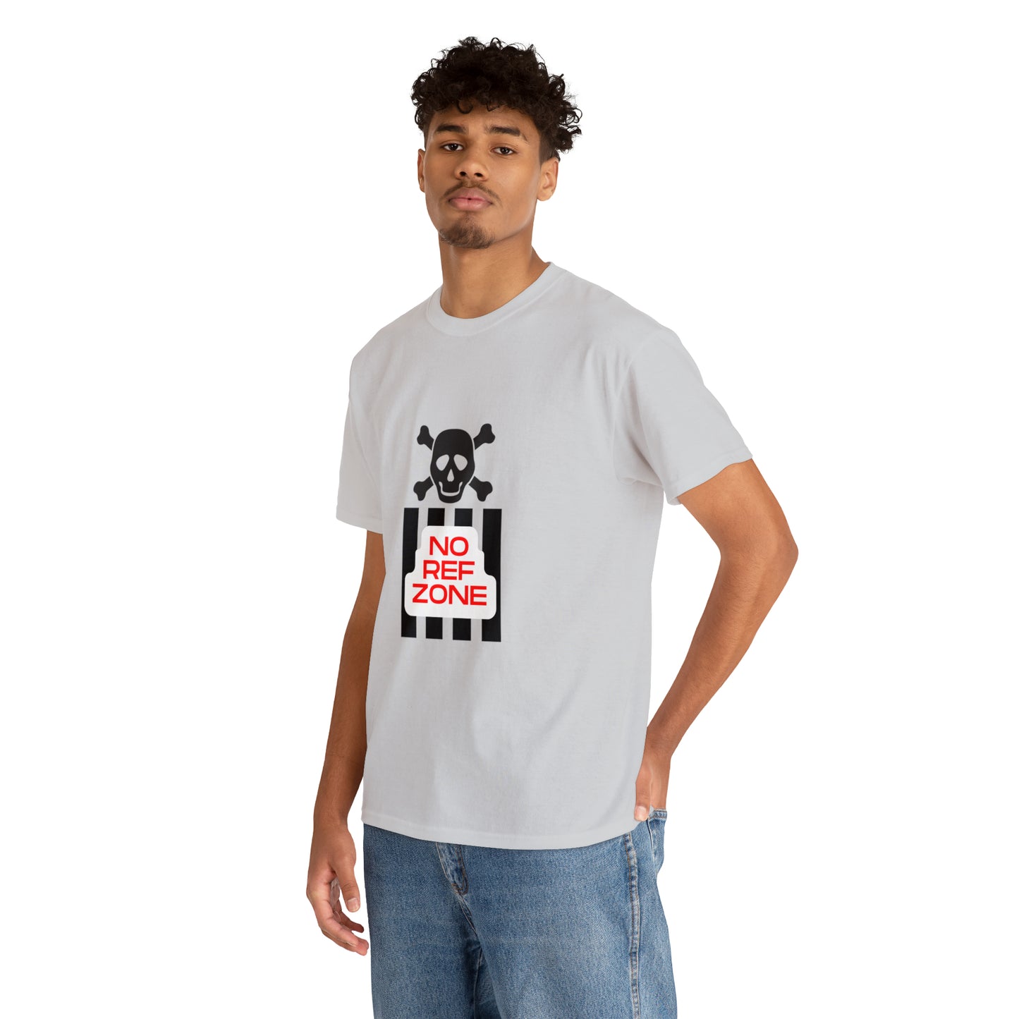 No Ref Zone Heavy Cotton Tee | For the fan that doesn't like referees |
