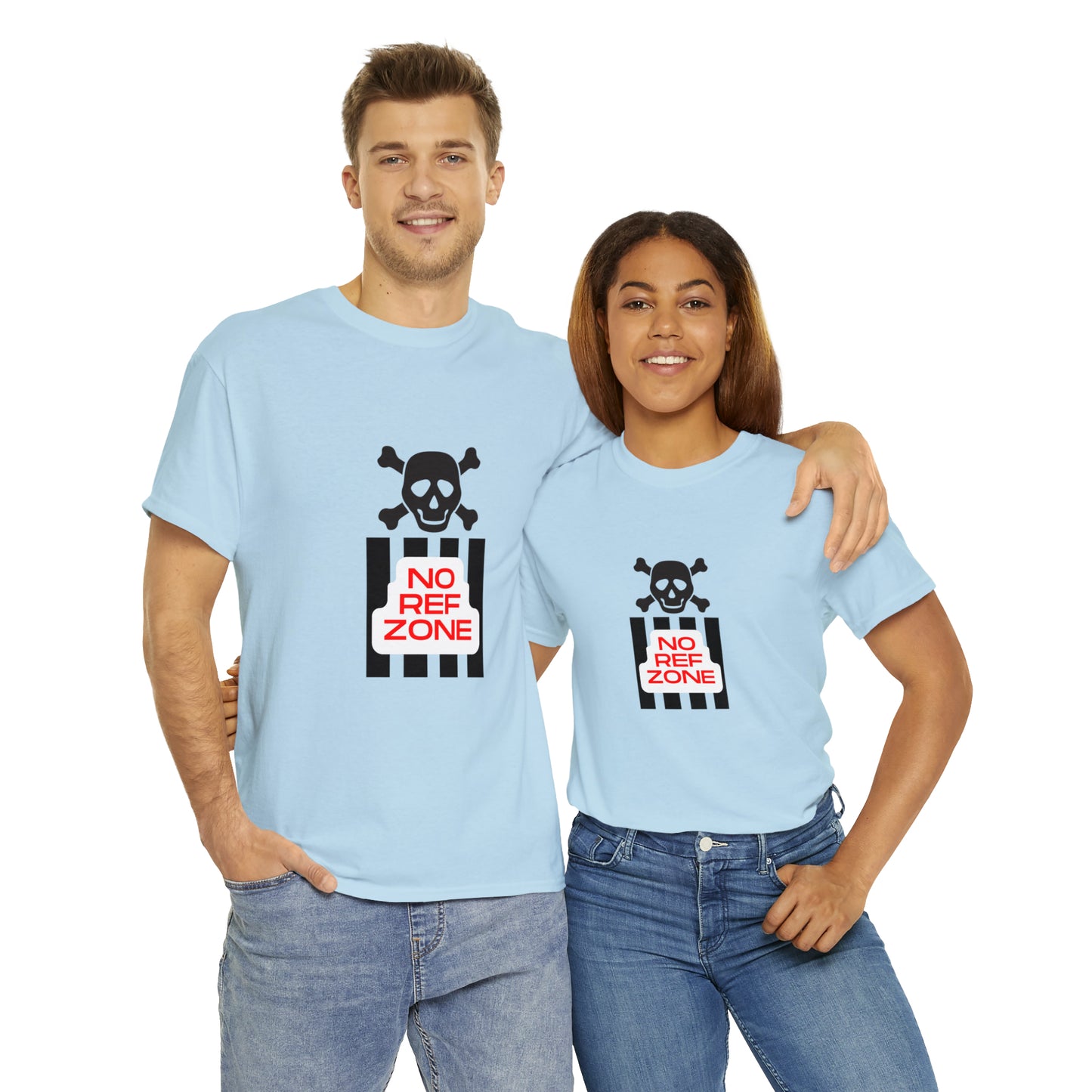 No Ref Zone Heavy Cotton Tee | For the fan that doesn't like referees |