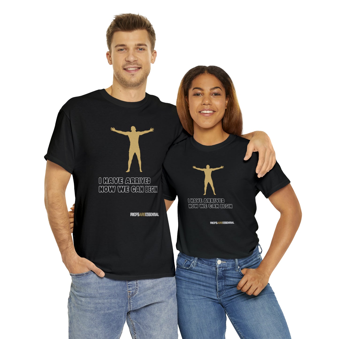 I Have Arrived Cotton Tee | Gift For Referees | Screen print t shirt | Refs are Essential | Ref Appreciation tee | For sports officials