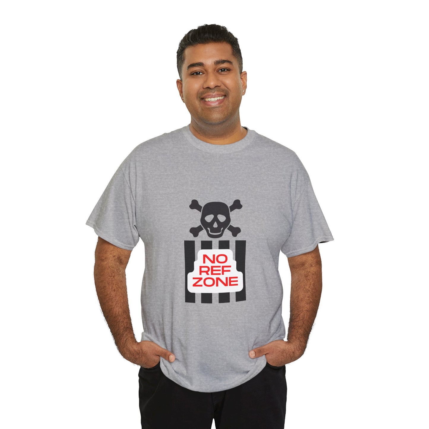 No Ref Zone Heavy Cotton Tee | For the fan that doesn't like referees |