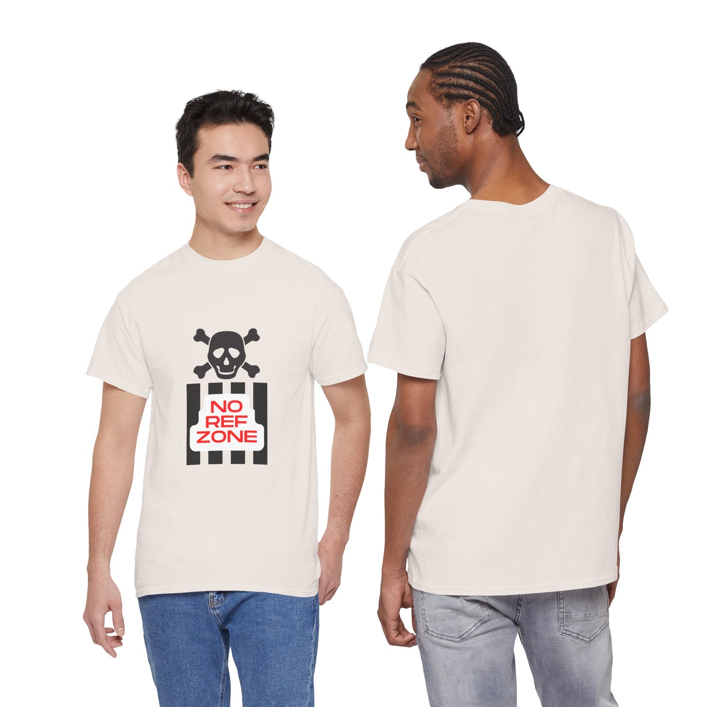 No Ref Zone Heavy Cotton Tee | For the fan that doesn't like referees |