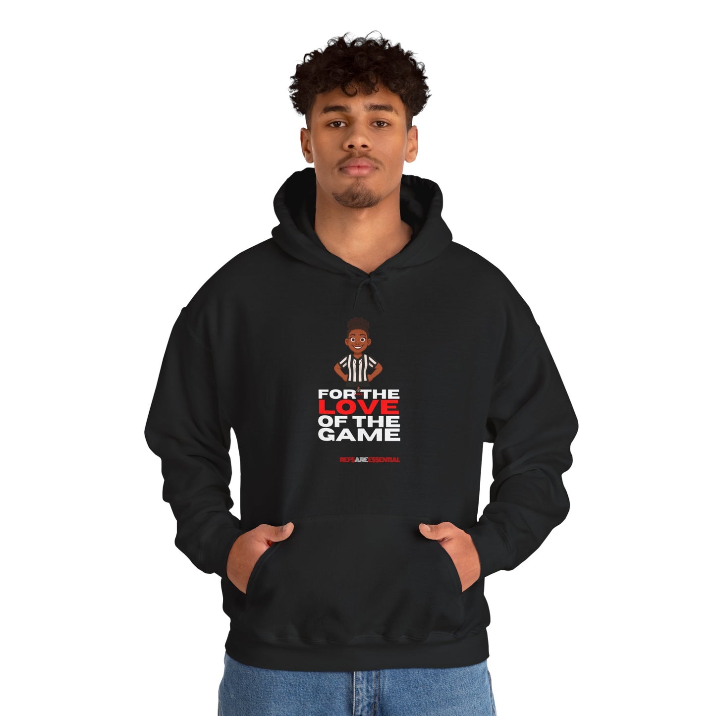 For The Love Of The Game Female Basketball Referee Hoodie | Hooded Sweatshirt
