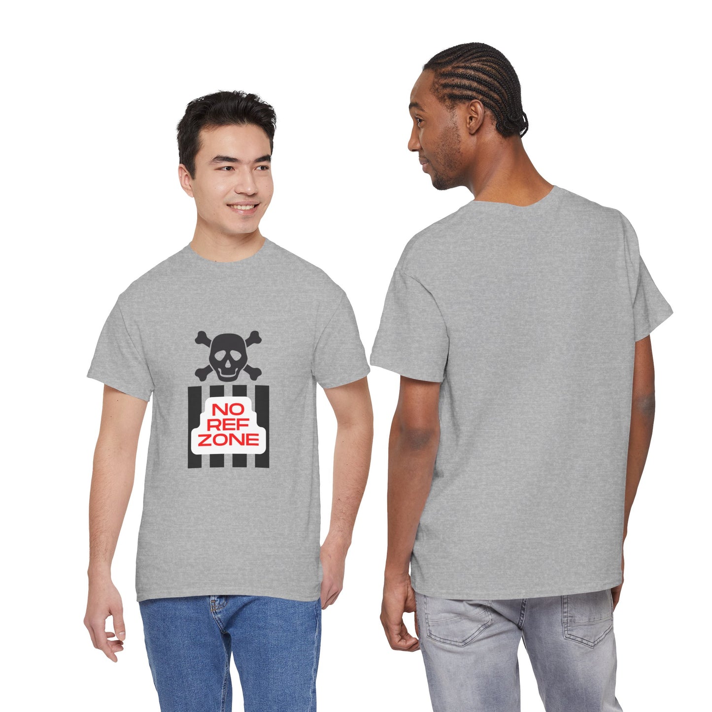No Ref Zone Heavy Cotton Tee | For the fan that doesn't like referees |