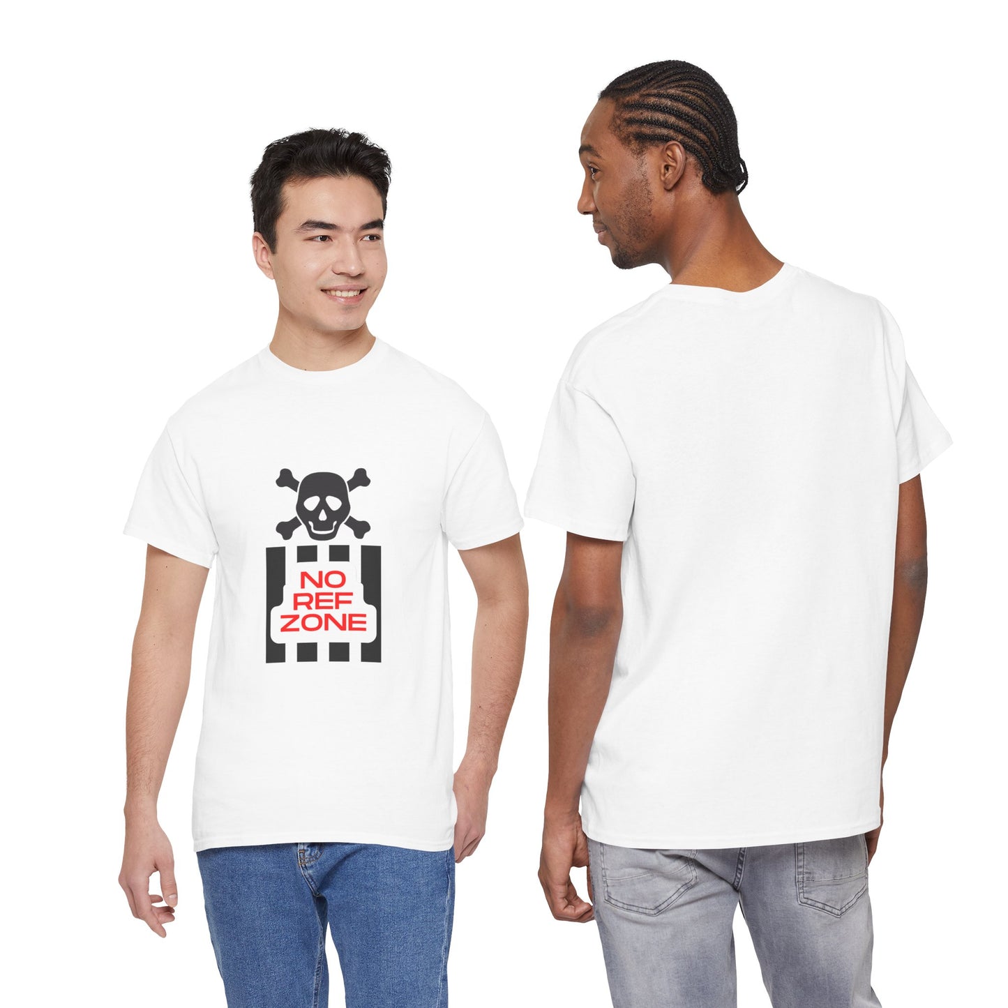 No Ref Zone Heavy Cotton Tee | For the fan that doesn't like referees |