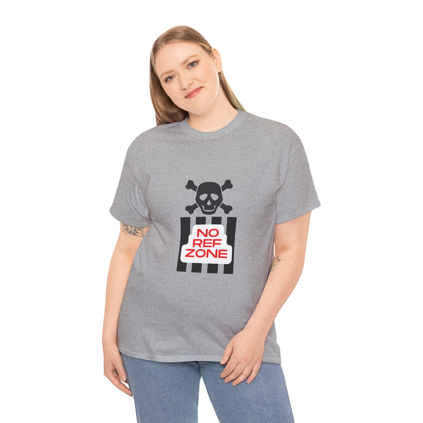 No Ref Zone Heavy Cotton Tee | For the fan that doesn't like referees |