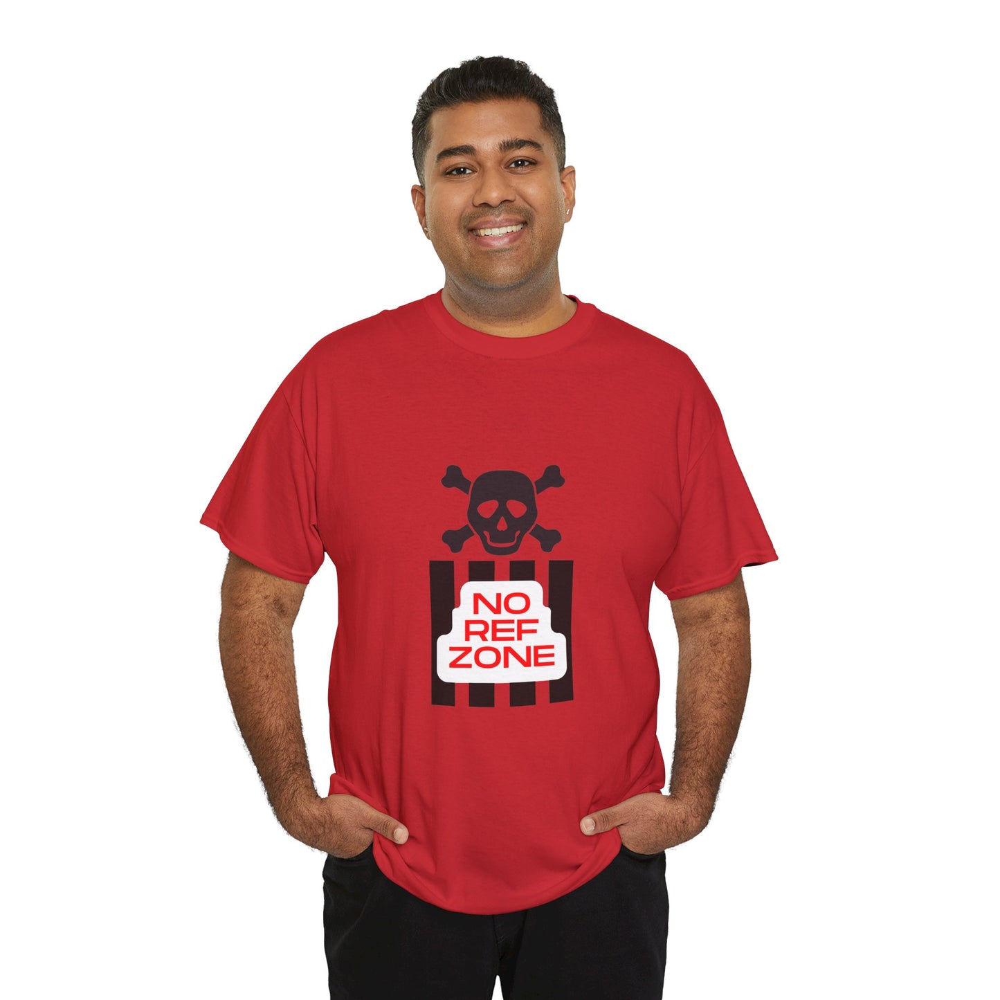 No Ref Zone Heavy Cotton Tee | For the fan that doesn't like referees |