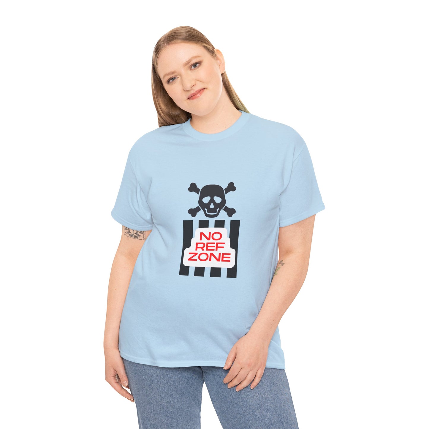 No Ref Zone Heavy Cotton Tee | For the fan that doesn't like referees |