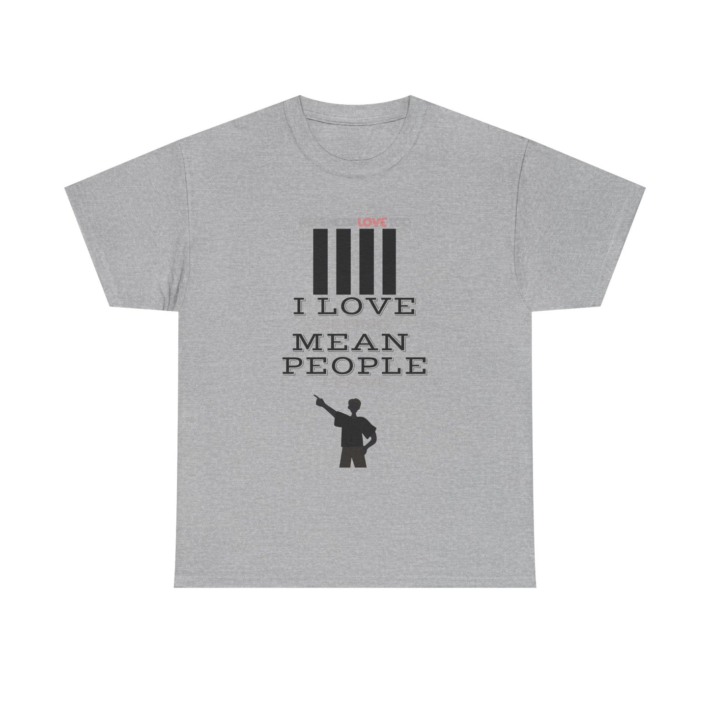Love seeing mean people leave | For your favorite referee | Heavy Cotton Tee | Screen printed | Five color options