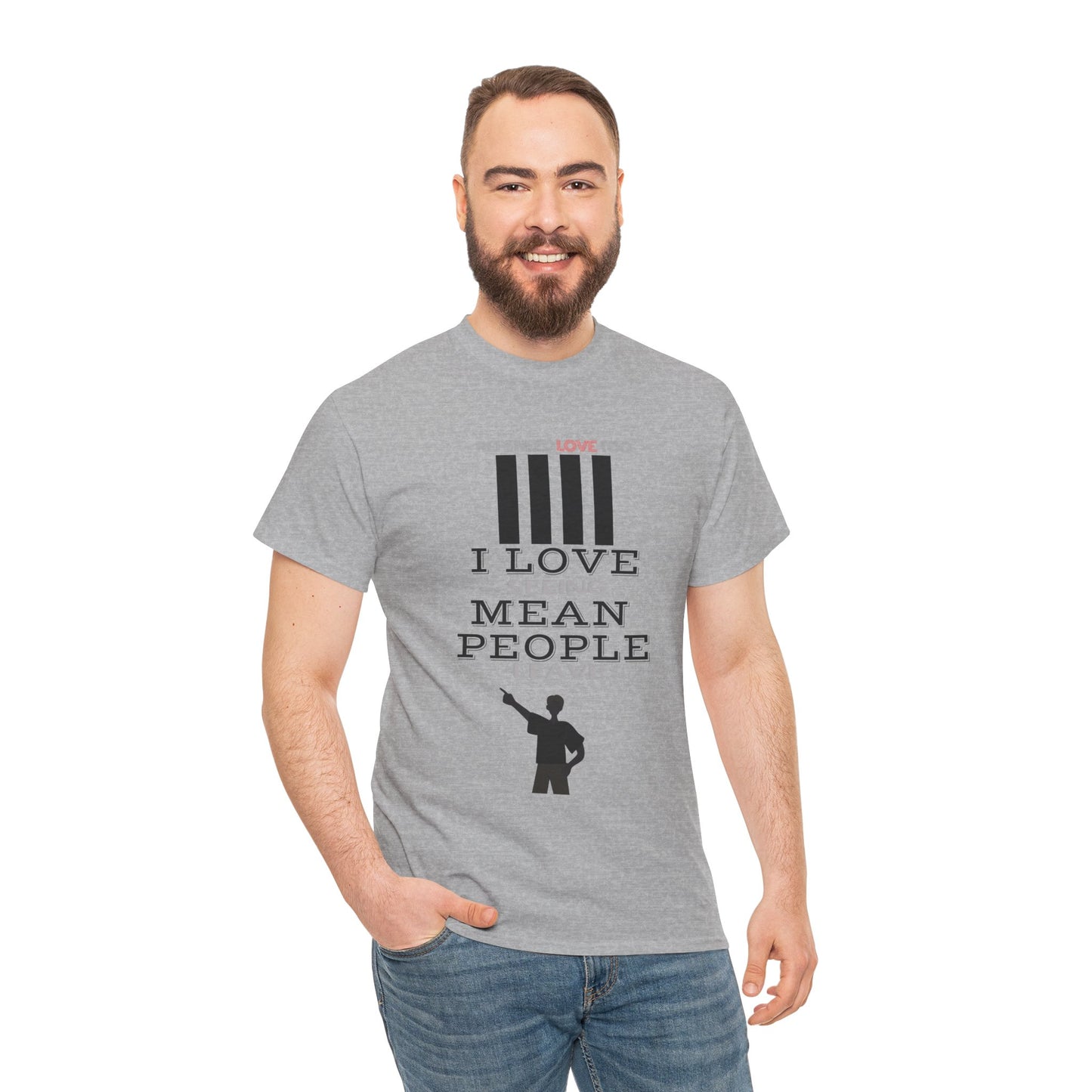 Love seeing mean people leave | For your favorite referee | Heavy Cotton Tee | Screen printed | Five color options