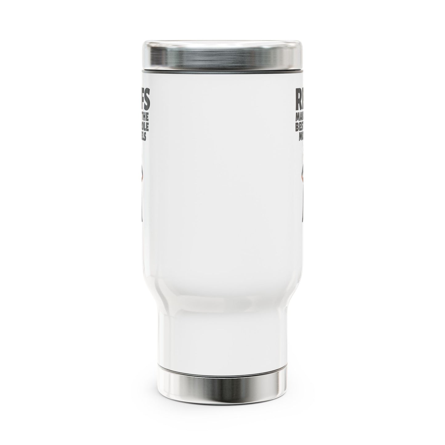Ref Role Model Stainless Steel Travel Mug with Handle, 14oz