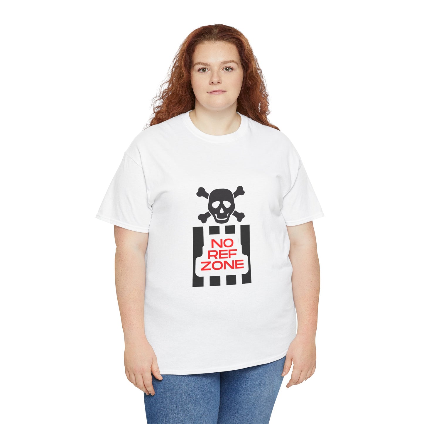 No Ref Zone Heavy Cotton Tee | For the fan that doesn't like referees |