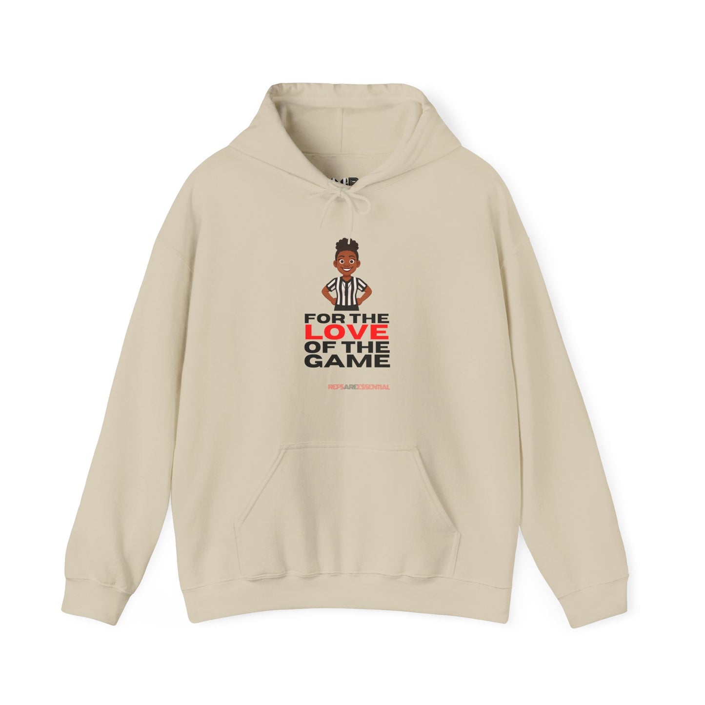 For The Love Of The Game Female Basketball Referee Hoodie | Hooded Sweatshirt