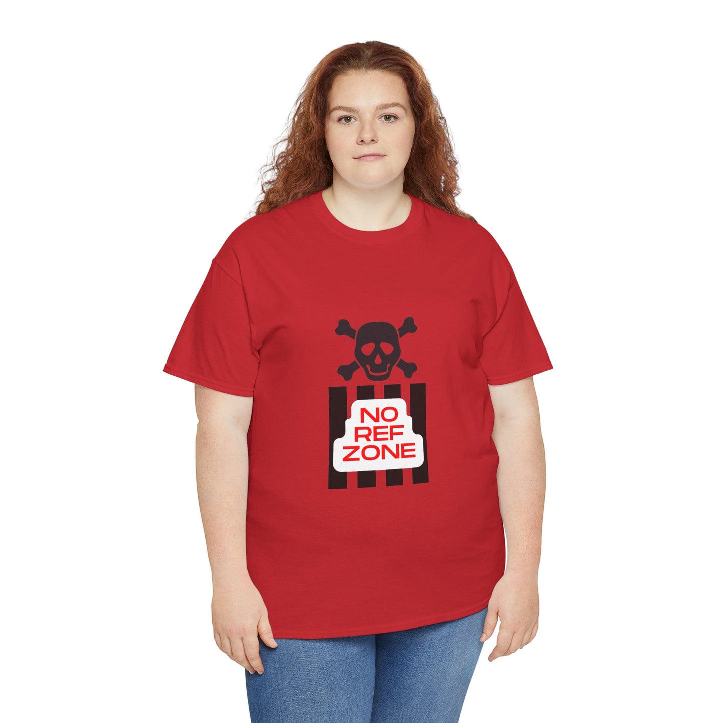 No Ref Zone Heavy Cotton Tee | For the fan that doesn't like referees |