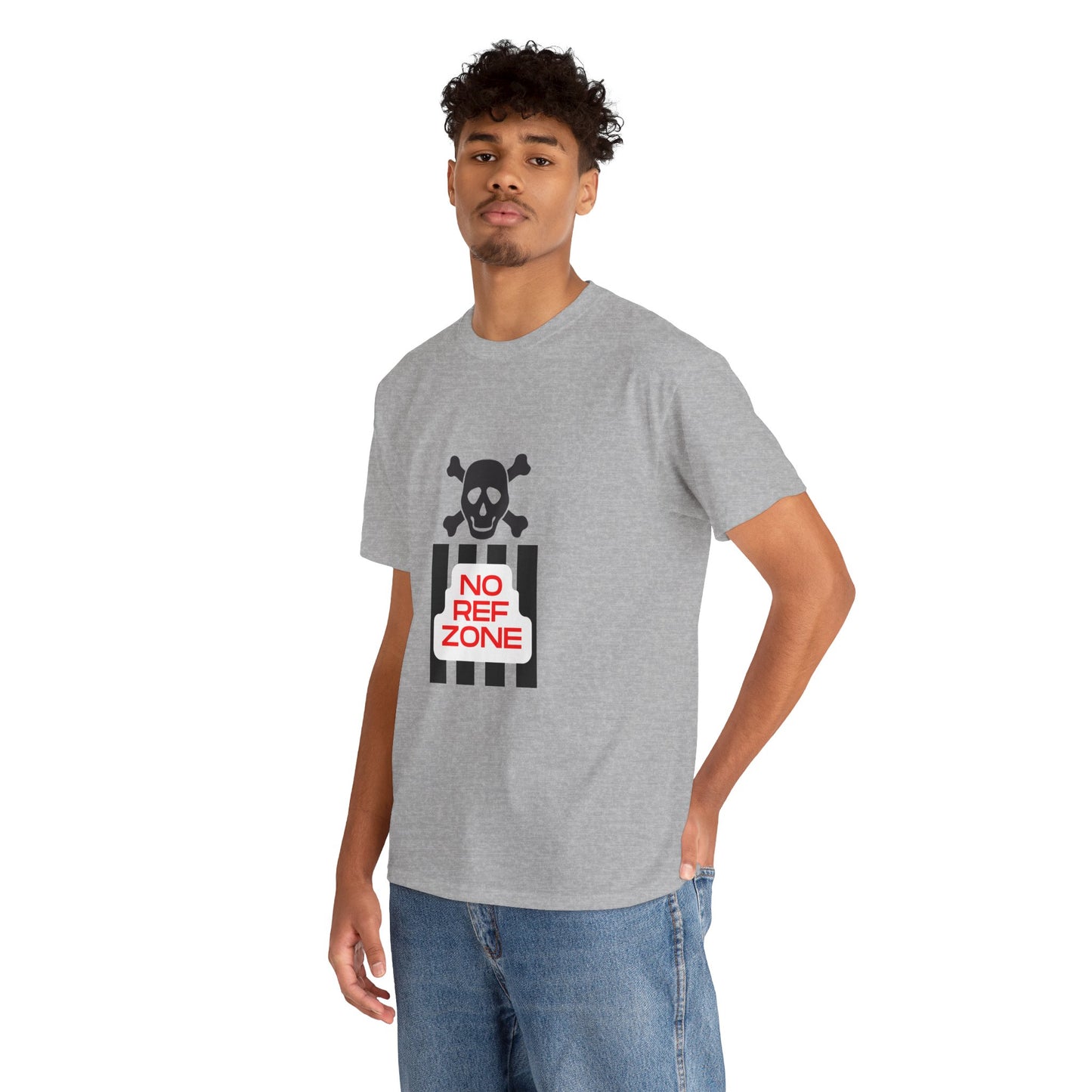 No Ref Zone Heavy Cotton Tee | For the fan that doesn't like referees |