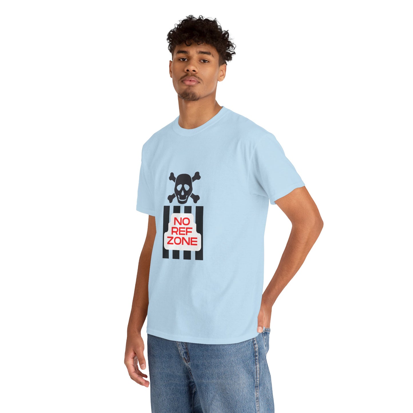 No Ref Zone Heavy Cotton Tee | For the fan that doesn't like referees |