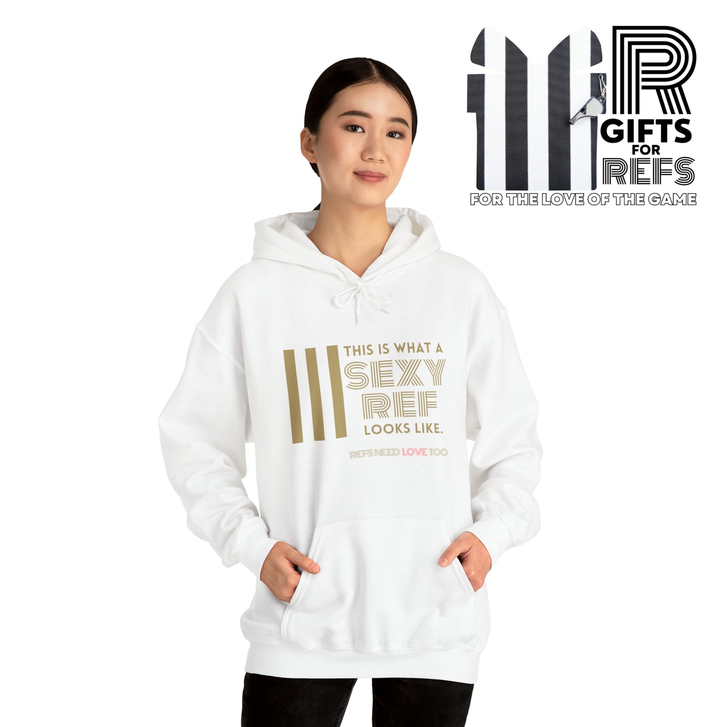 This is What a Sexy Ref Looks Like Unisex Heavy Blend™ Hooded Sweatshirt