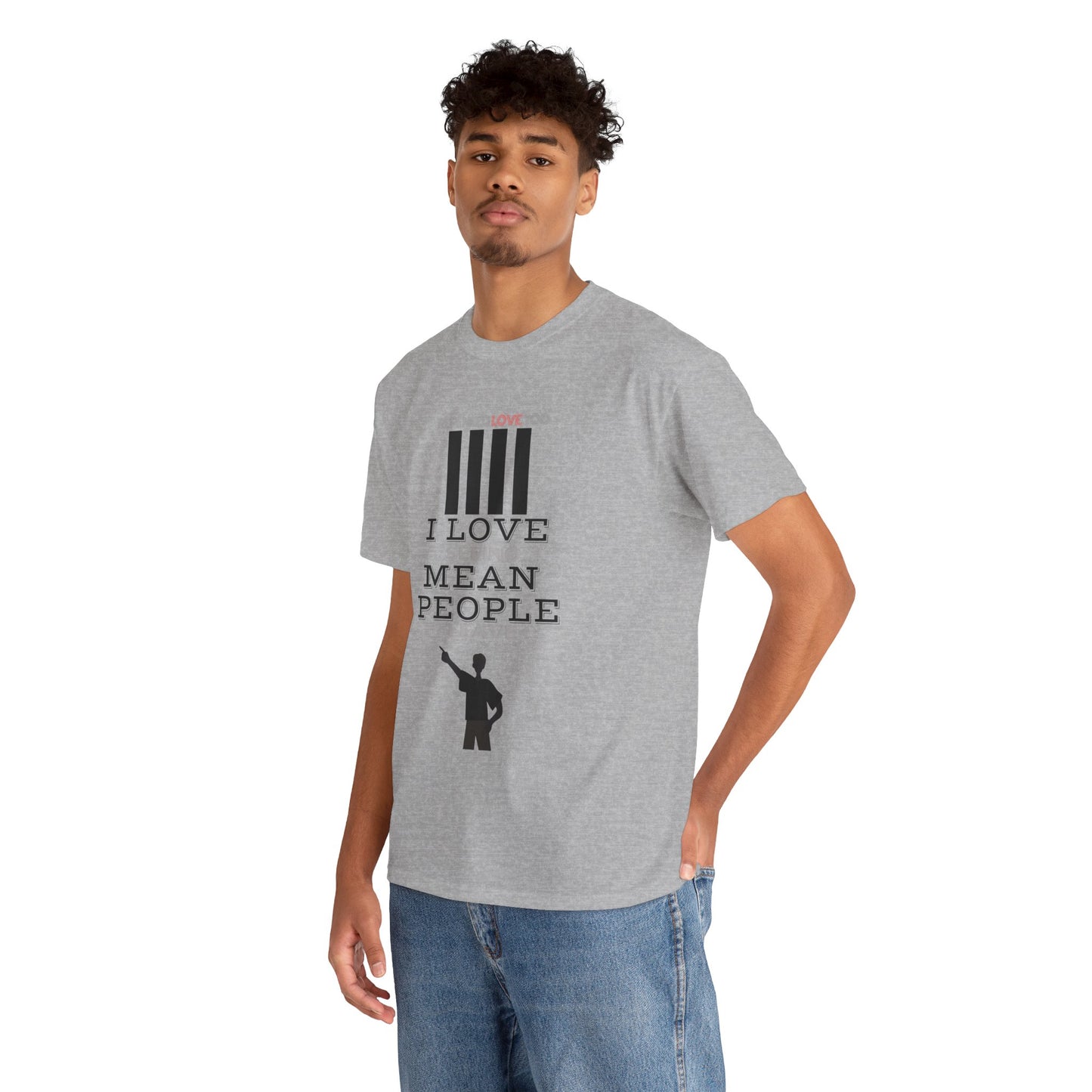 Love seeing mean people leave | For your favorite referee | Heavy Cotton Tee | Screen printed | Five color options