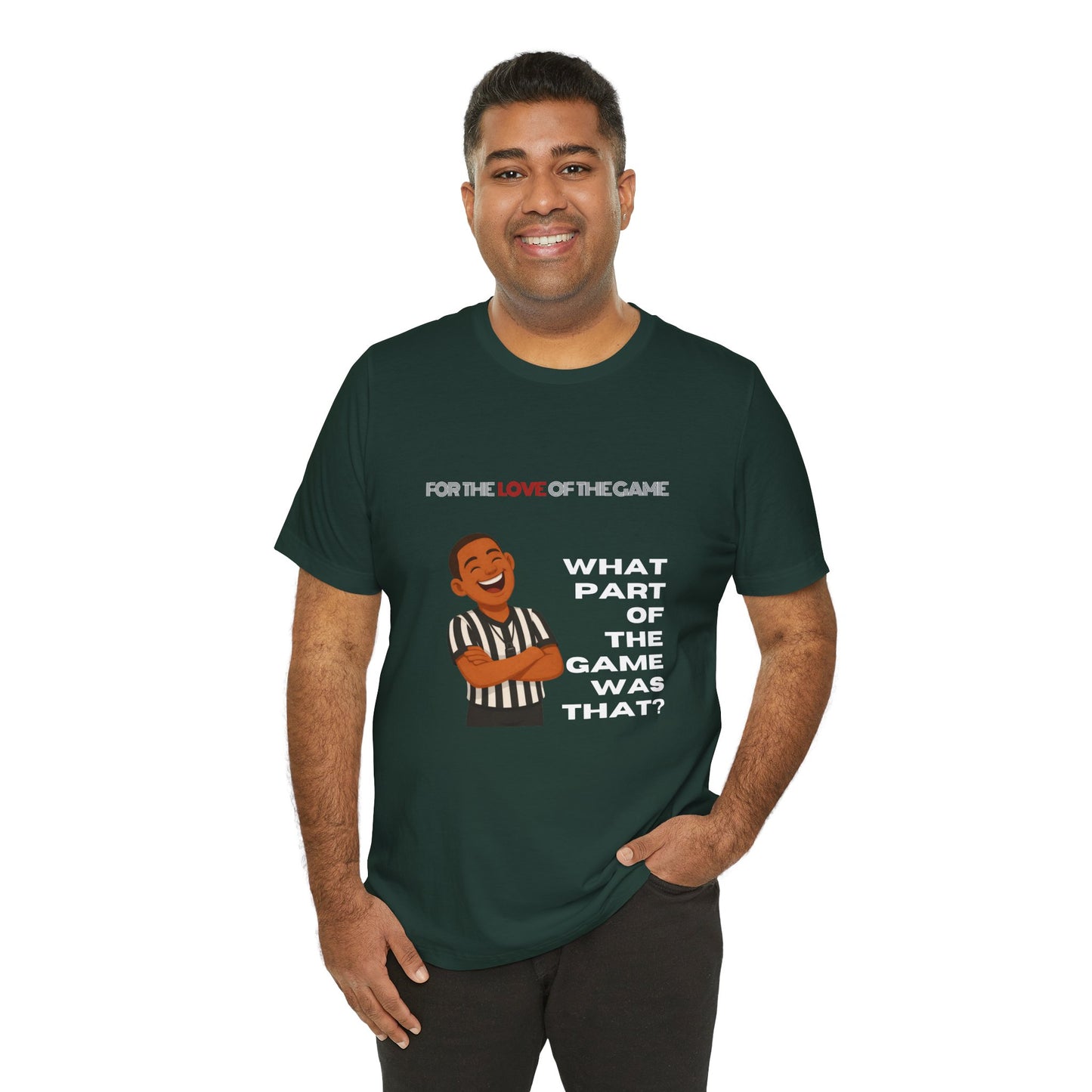 “What Part of the Game Was That?” Sports Humor Referee T-Shirt