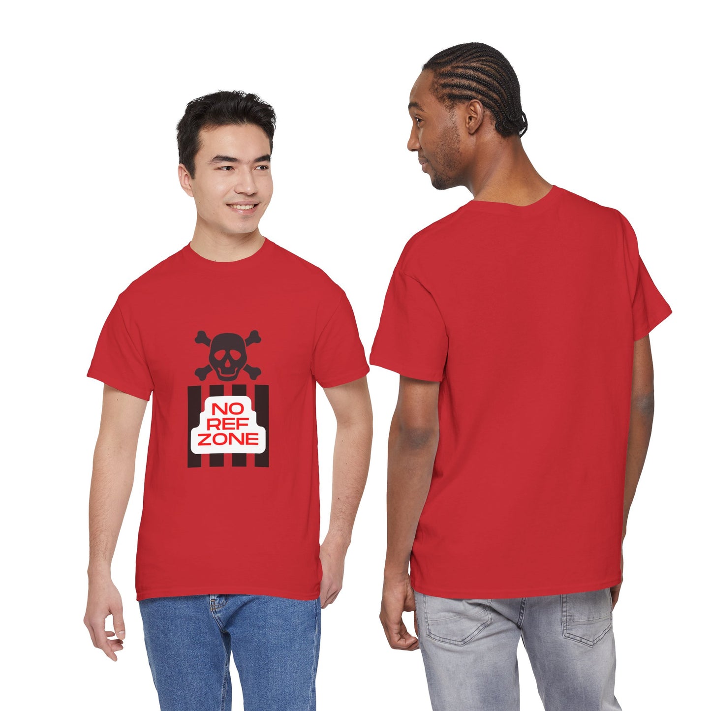 No Ref Zone Heavy Cotton Tee | For the fan that doesn't like referees |