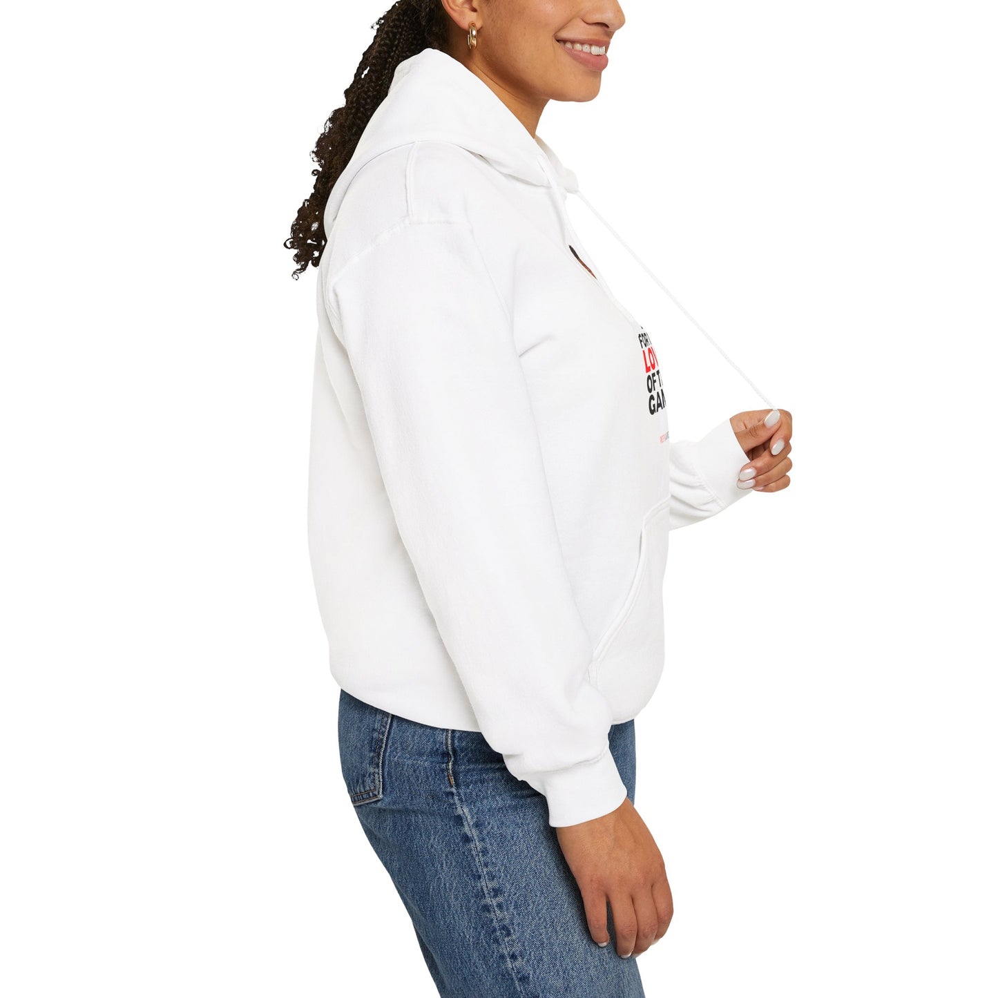 For The Love Of The Game Female Basketball Referee Hoodie | Hooded Sweatshirt
