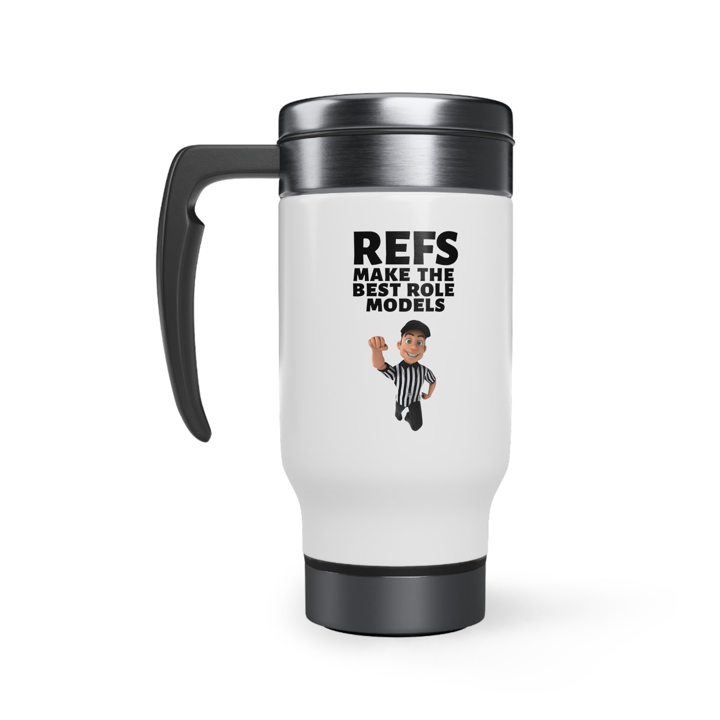 Another Ref Role Model Stainless Steel Travel Mug with Handle, 14oz