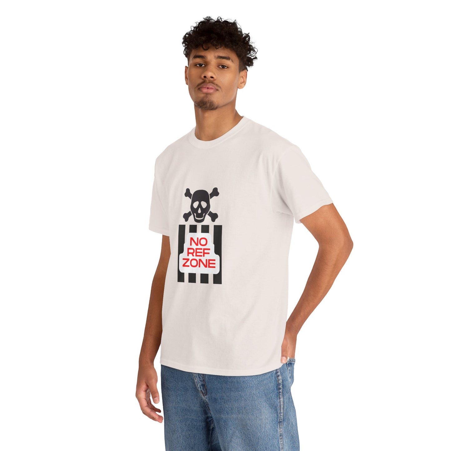 No Ref Zone Heavy Cotton Tee | For the fan that doesn't like referees |
