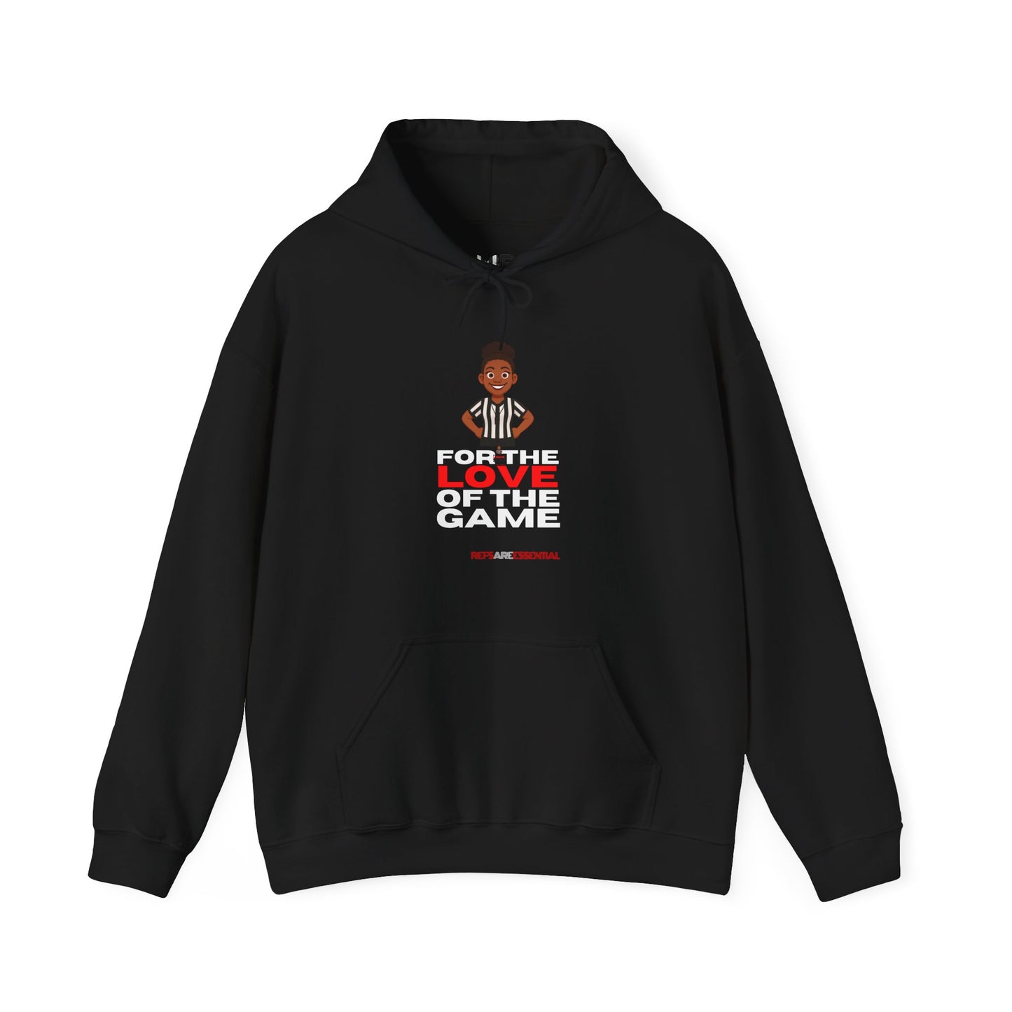 For The Love Of The Game Female Basketball Referee Hoodie | Hooded Sweatshirt