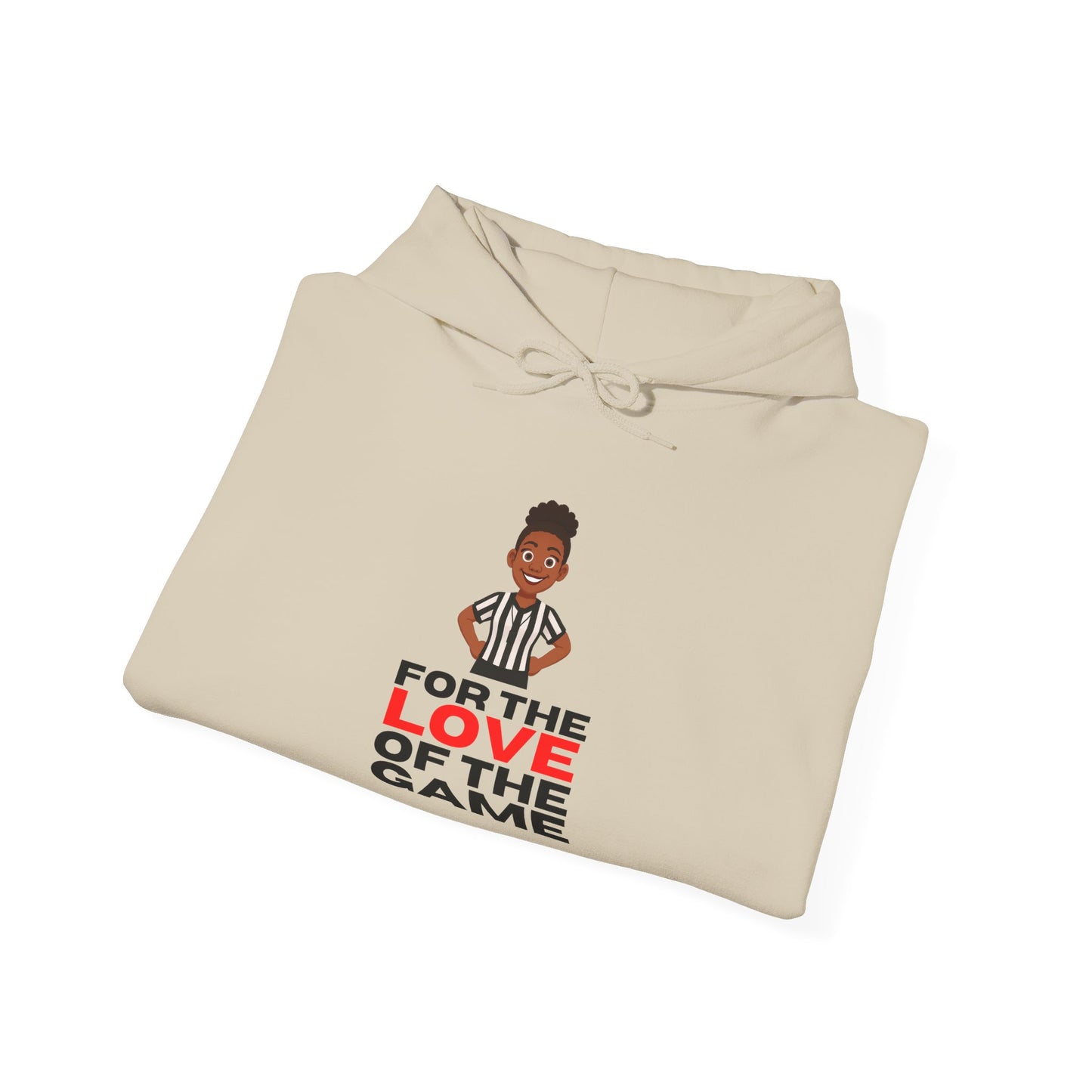 For The Love Of The Game Female Basketball Referee Hoodie | Hooded Sweatshirt