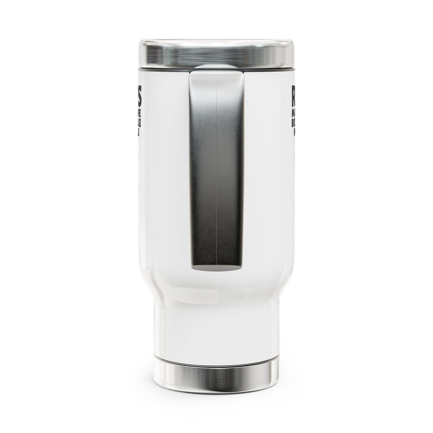 Ref Role Model Stainless Steel Travel Mug with Handle, 14oz