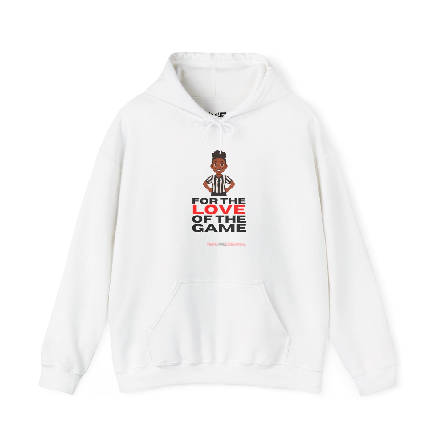 For The Love Of The Game Female Basketball Referee Hoodie | Hooded Sweatshirt
