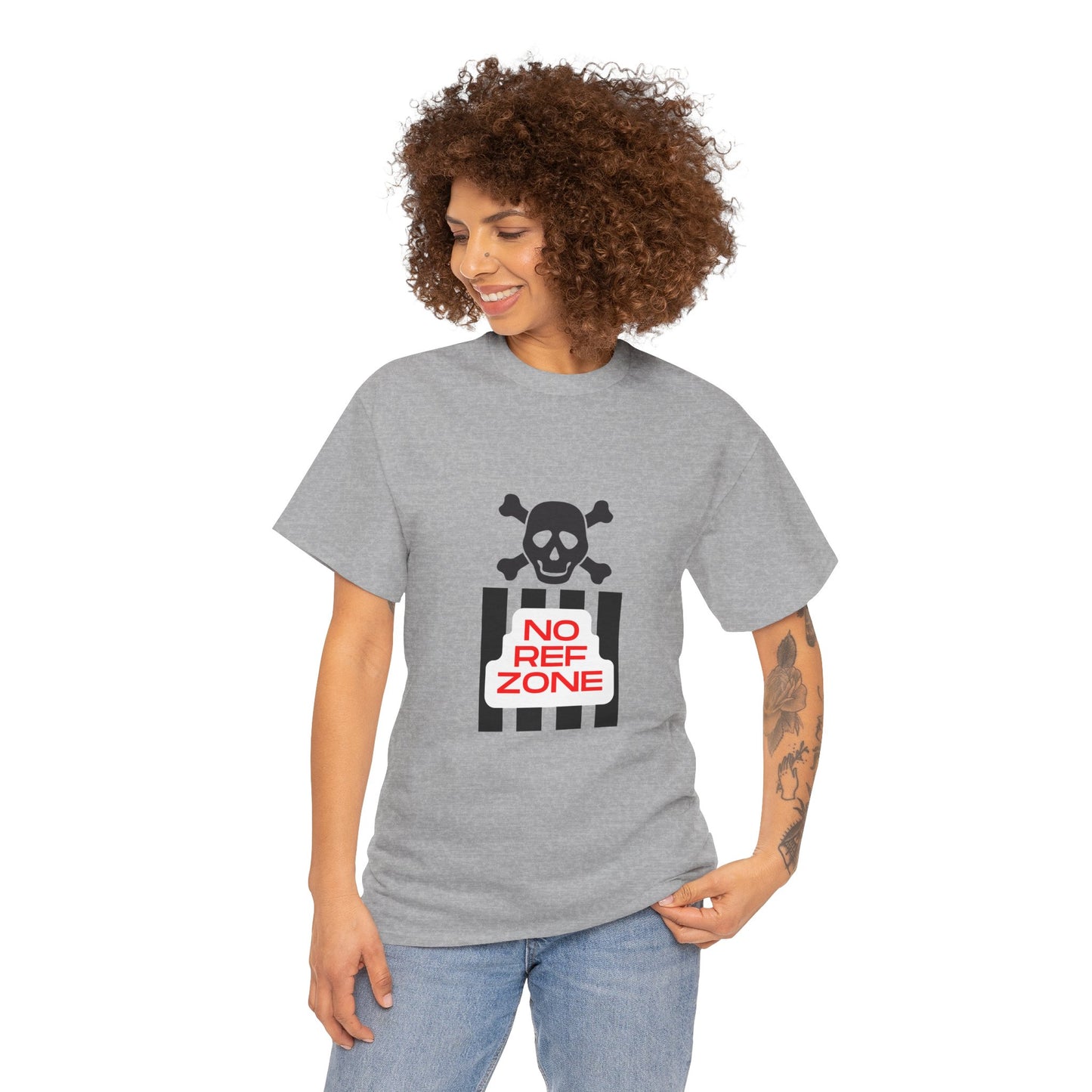 No Ref Zone Heavy Cotton Tee | For the fan that doesn't like referees |