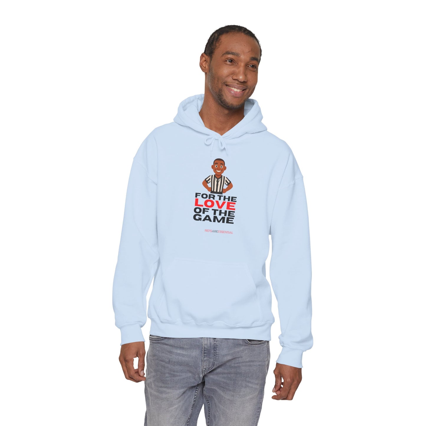 "For the Love of the Game" Basketball Referee Hoodie | Hooded Sweatshirt