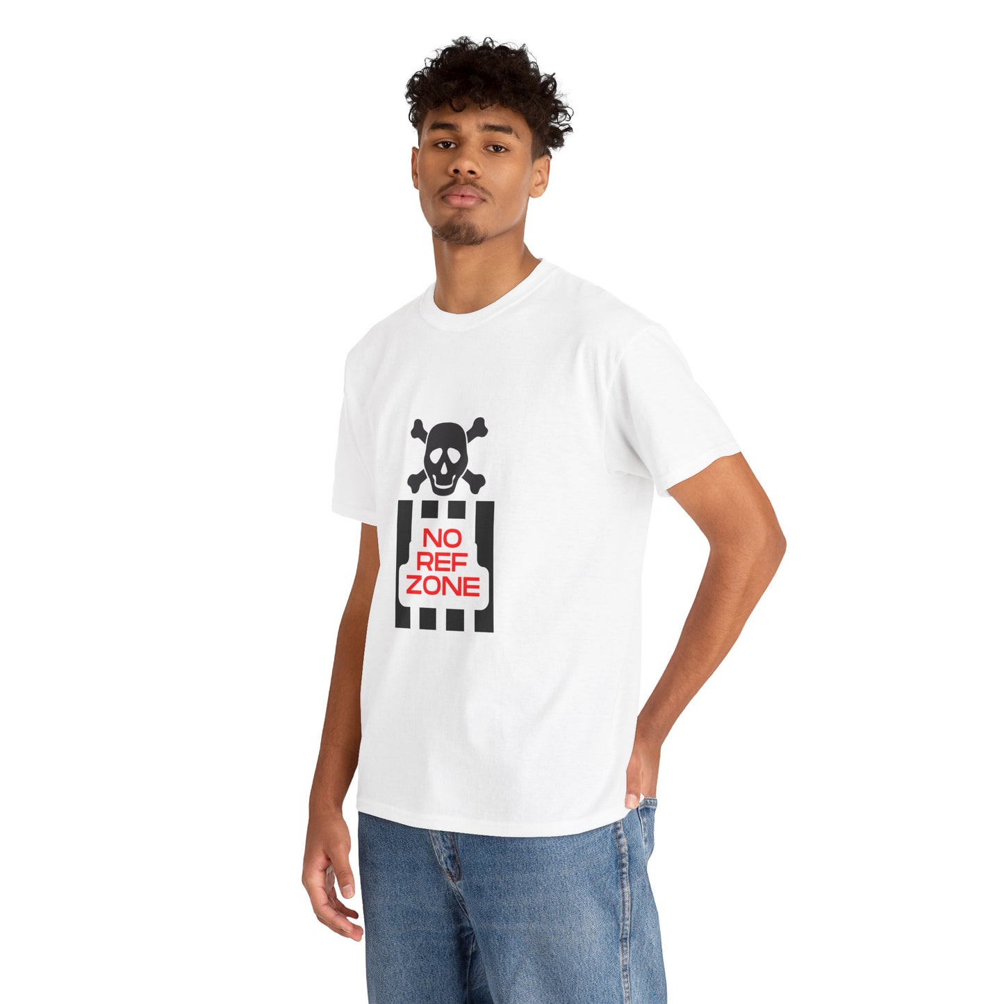 No Ref Zone Heavy Cotton Tee | For the fan that doesn't like referees |