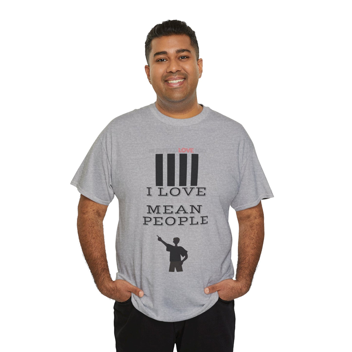 Love seeing mean people leave | For your favorite referee | Heavy Cotton Tee | Screen printed | Five color options