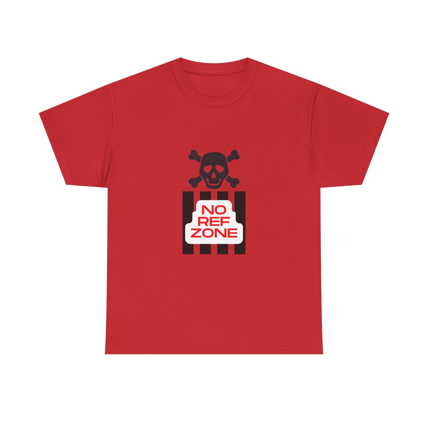 No Ref Zone Heavy Cotton Tee | For the fan that doesn't like referees |