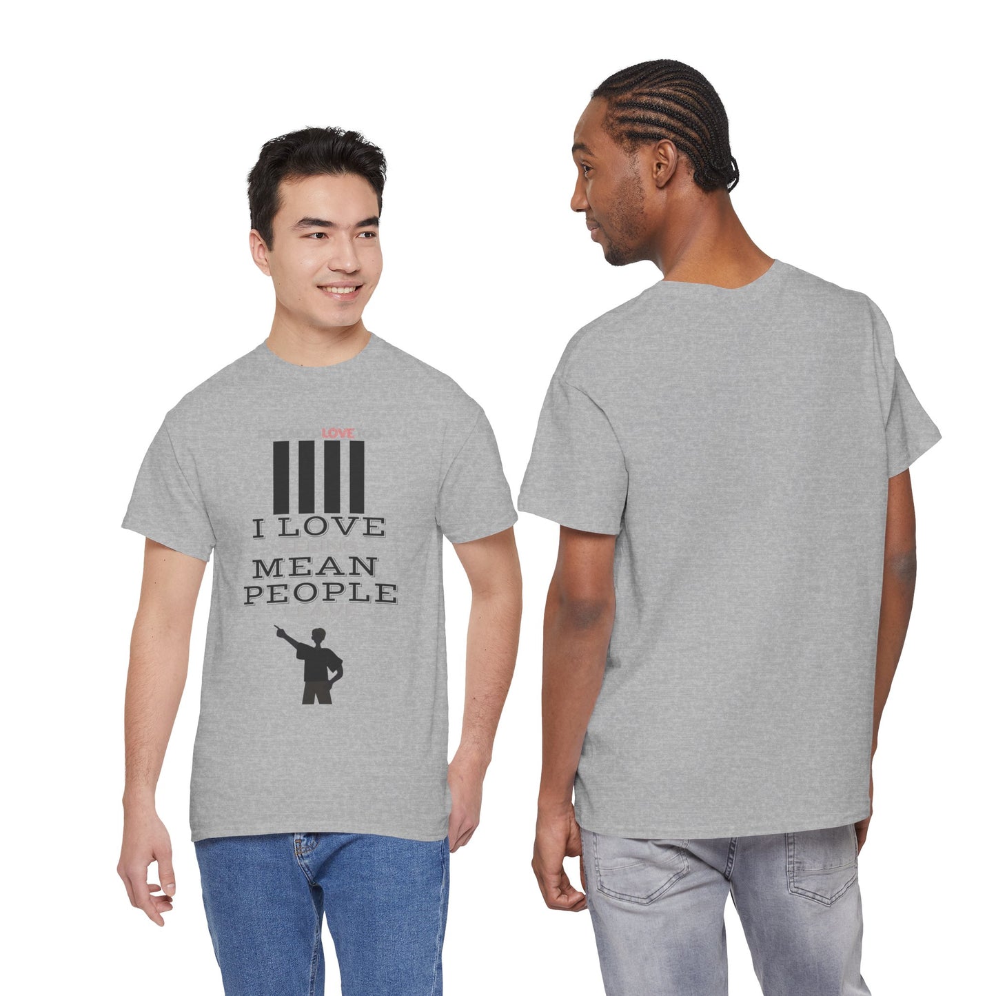 Love seeing mean people leave | For your favorite referee | Heavy Cotton Tee | Screen printed | Five color options