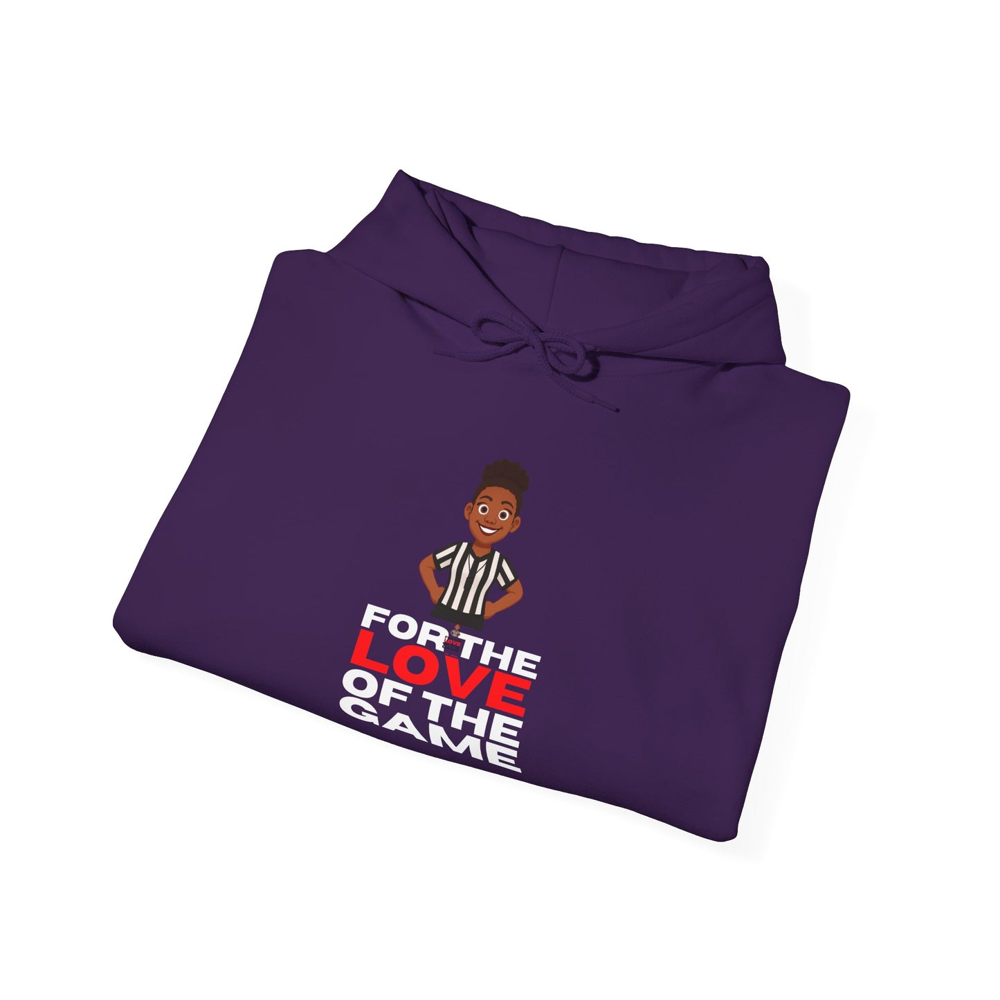 For The Love Of The Game Female Basketball Referee Hoodie | Hooded Sweatshirt