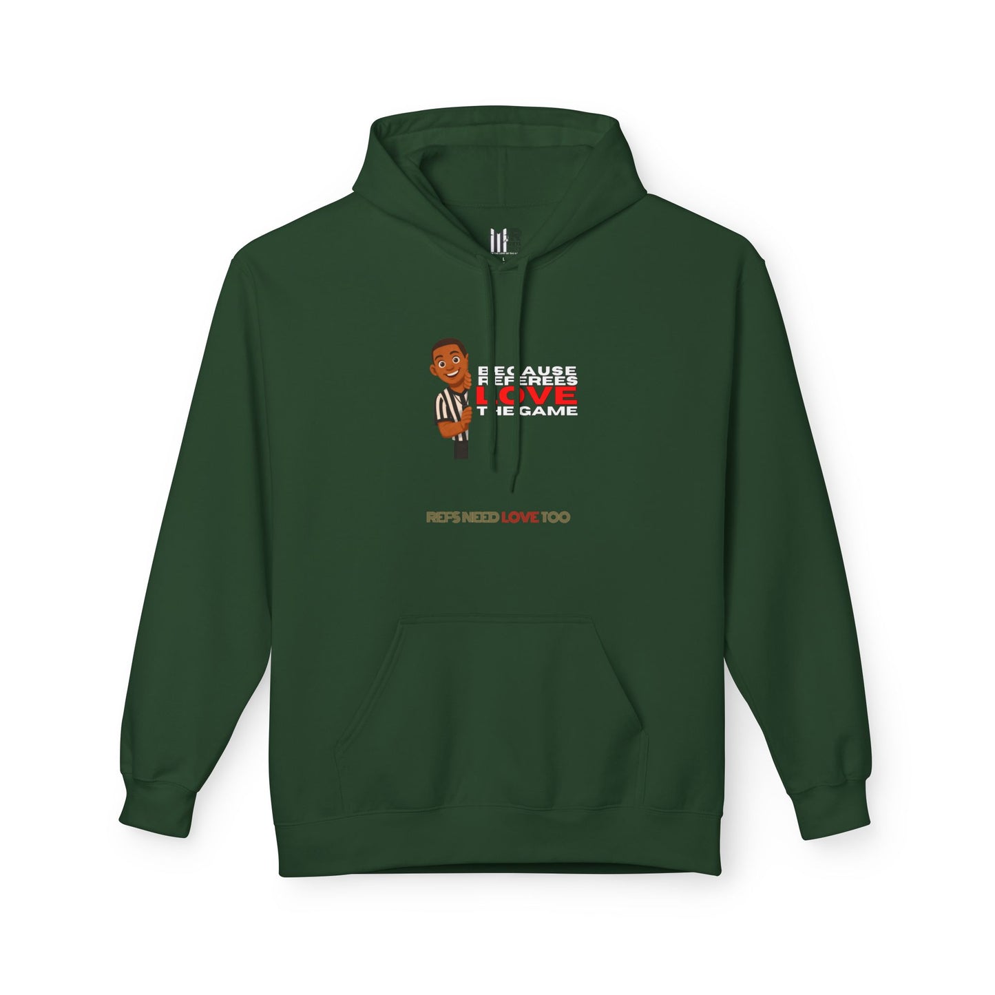 Because Refs Love The Game Hoodie – Referee Graphic Pullover