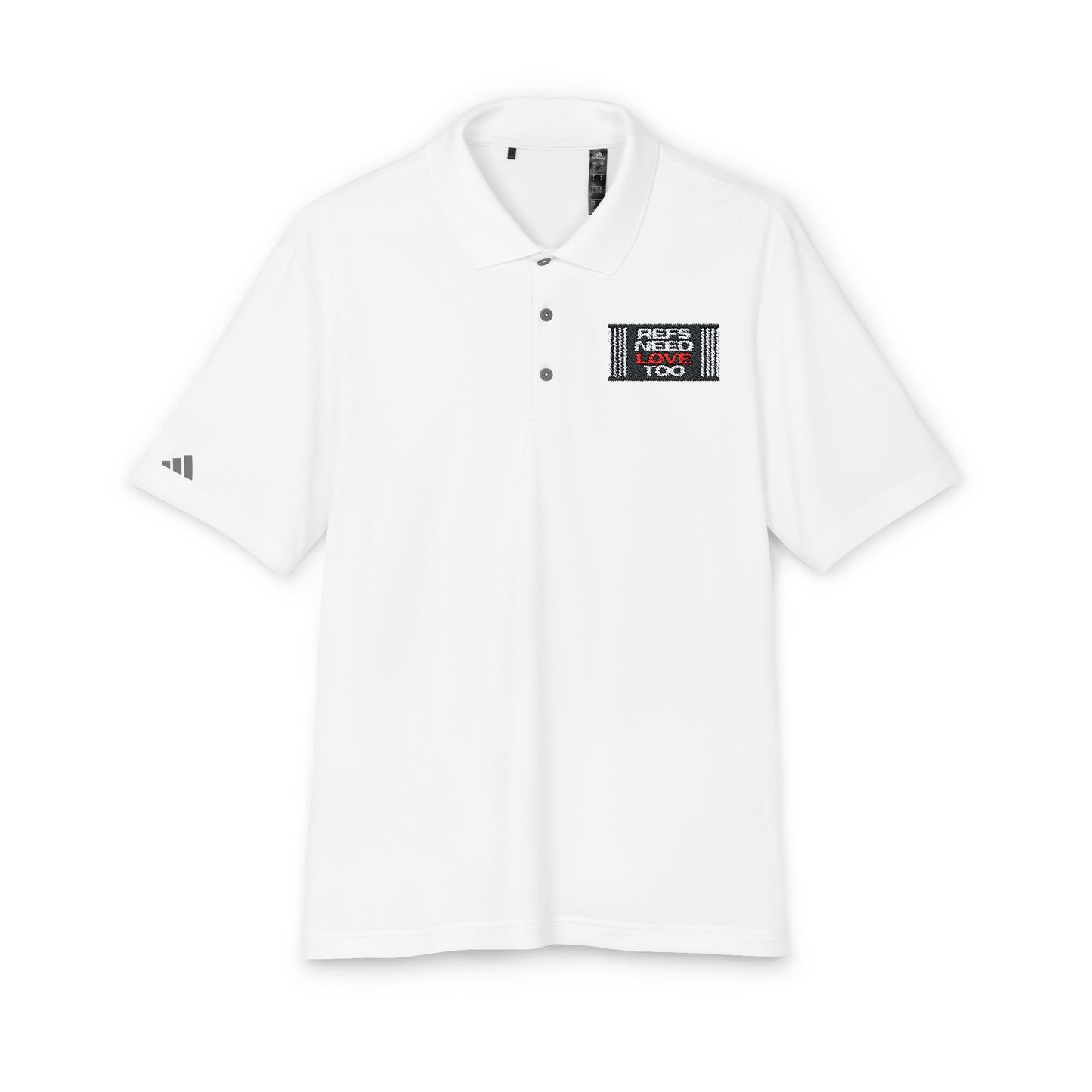 Refs Need Love Too Adidas Unisex Performance Polo - Perfect for Sports & Casual Wear