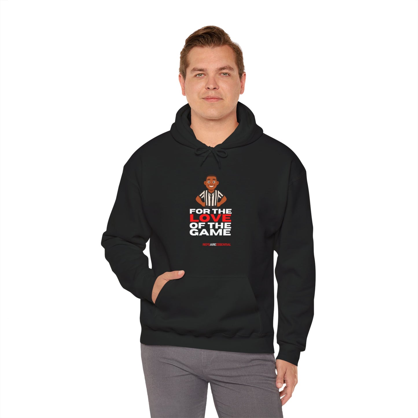 "For the Love of the Game" Basketball Referee Hoodie | Hooded Sweatshirt