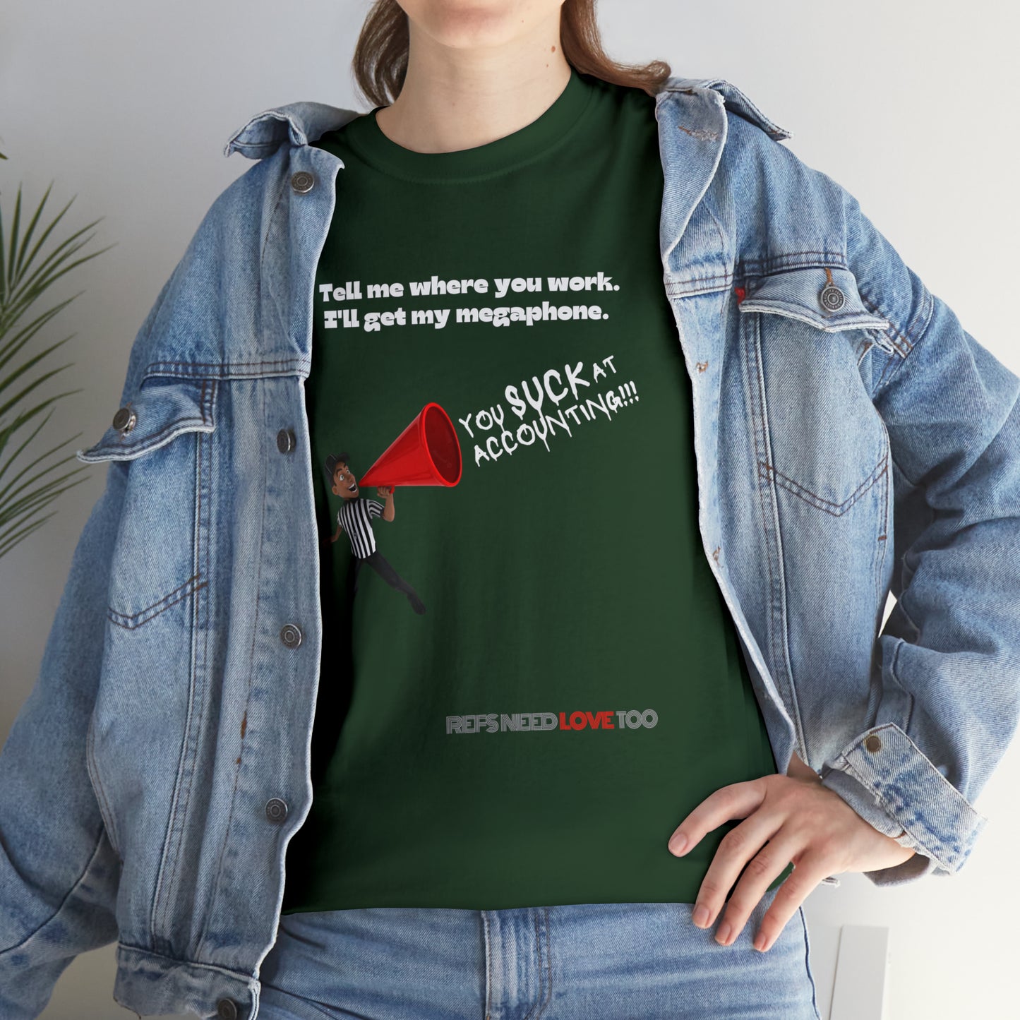 I'll Get My Megaphone Tee | Funny Referee gift | Refs Need Love Collection | Ref Clapback shirt | T-shirt for Sports Officials