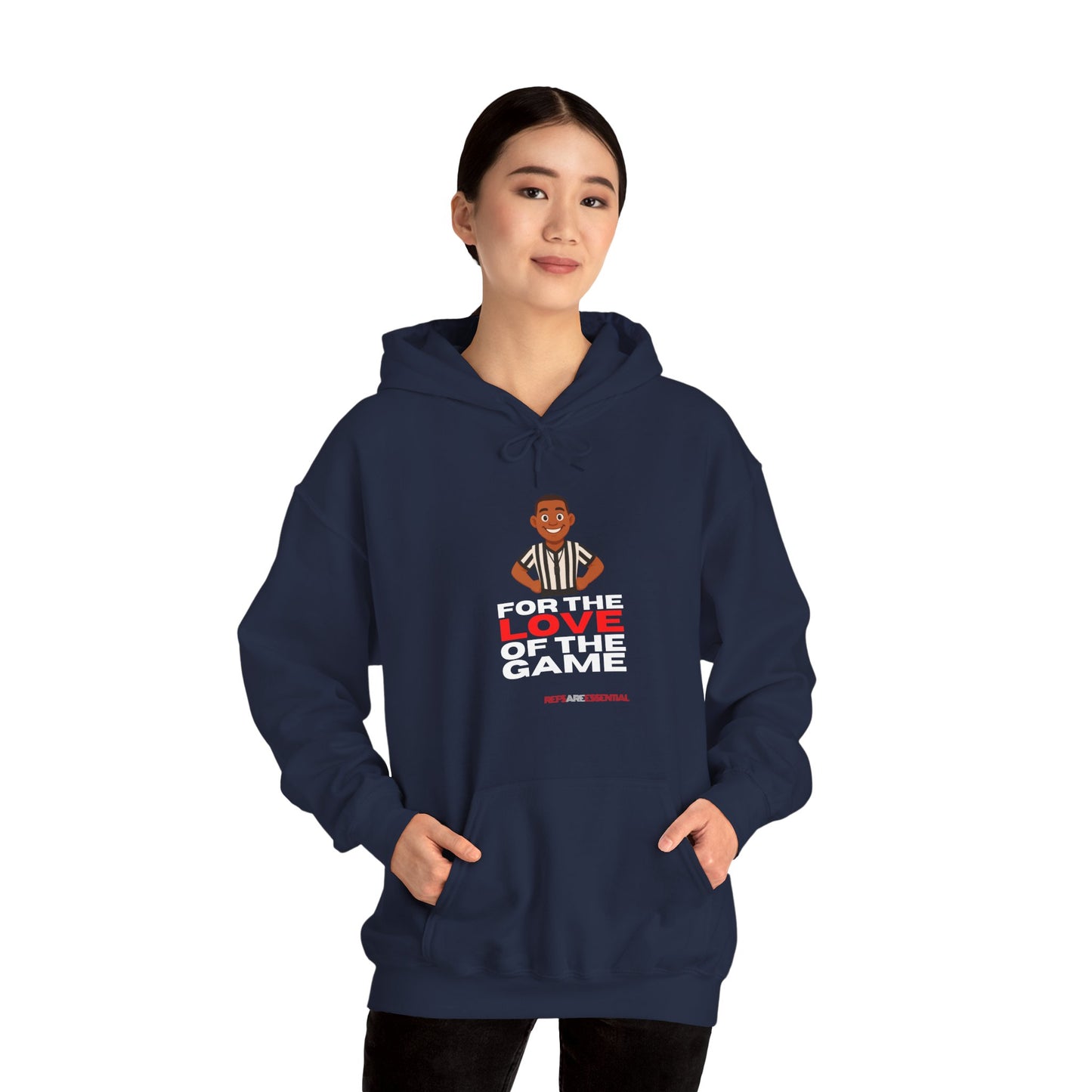 "For the Love of the Game" Basketball Referee Hoodie | Hooded Sweatshirt